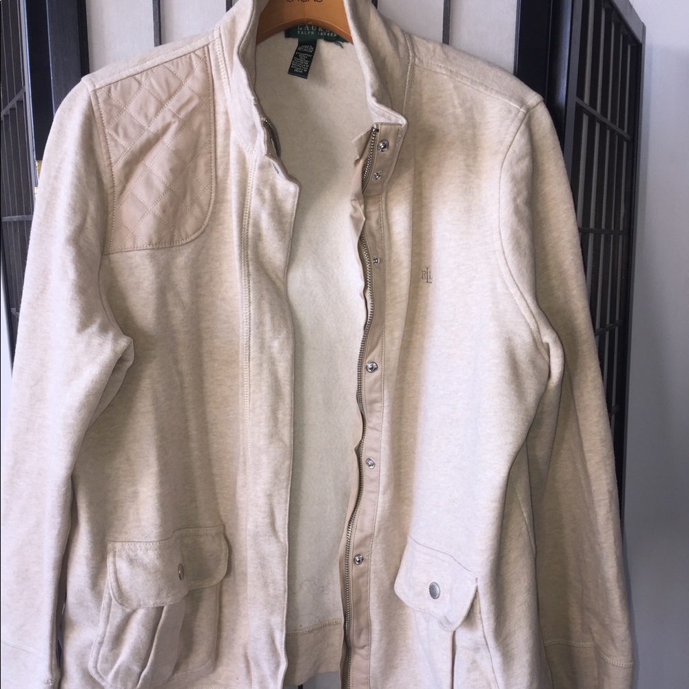 Cream Ralph Lauren Jacket